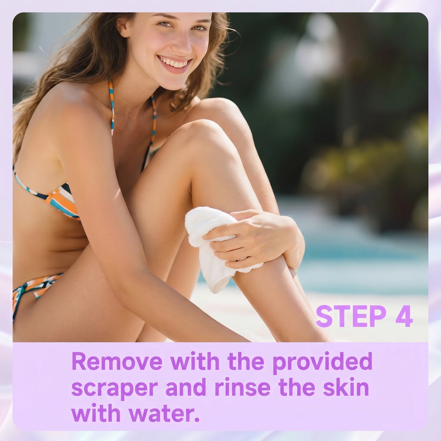 Step 4: Wipe & rinse